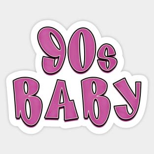 90s Baby Sticker